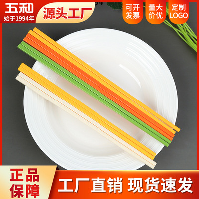 Wuhe melamine food grade chopsticks are non moldy, non blac