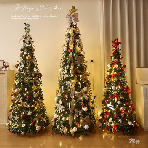 Christmas tree DIY retractable folding installation free Ch