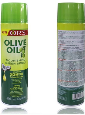 Olive Oil for hair spray coconut oil sheen spray 喷雾