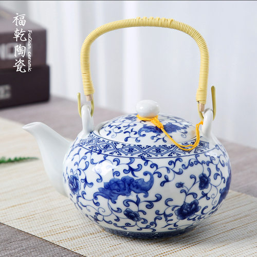 Tiling Pot Kung Fu Tea Set Celadon Single Pot Large Househo