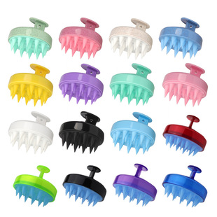 Silicone Massage Artifact Shampoo Scalp Brush
