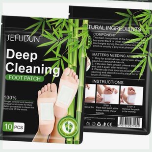 10 PCS Foot Patch Natural Cleansing Foot Pads