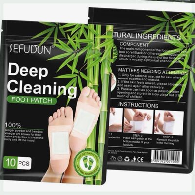 10 PCS Foot Patch Natural Cleansing Foot Pads