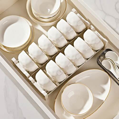 Underglaze color bowl and dish set, high aesthetic value, s