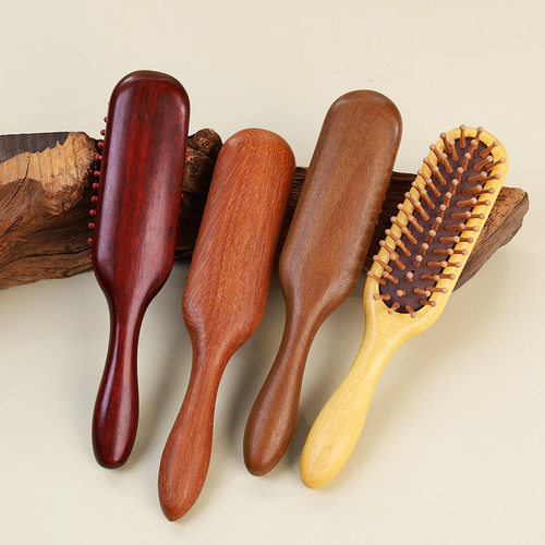 Sandalwood cushion comb meridian massage head comb airbag s