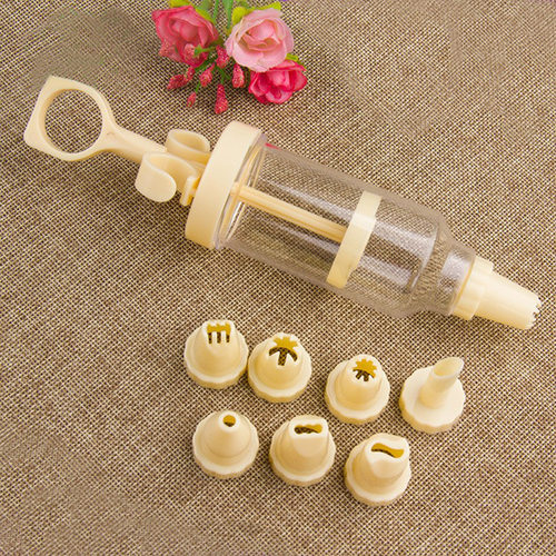Cross border cake cream piping set with 8 mouthed plastic,