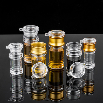 亚克力油瓶酱油醋调料瓶厨房用品密封塑料调味瓶罐透明大容量油壶
