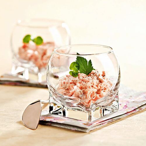 Kela Creative Lead free Glass Pudding Cup Hotel Compact Des