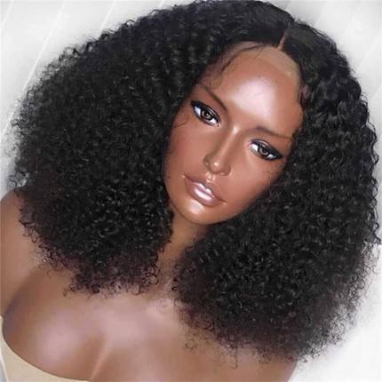 Braids  Cap Afro Curly Wigs Wig Human Hair Brazilian