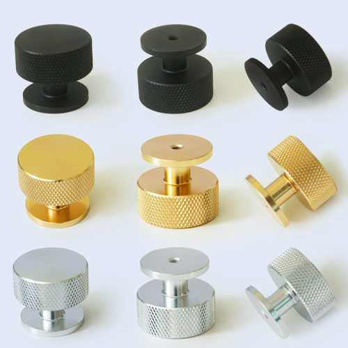 Aluminum alloy single hole wardrobe door handle American st