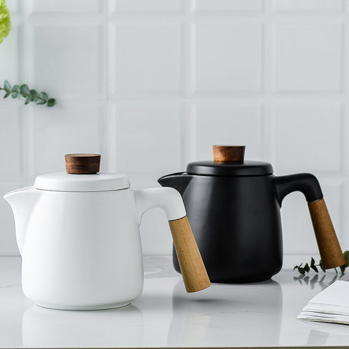 Creative and minimalist Japanese style matte tea set, ceram