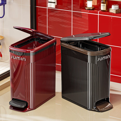 Garbage bin with crevice, light luxury household toilet, ba