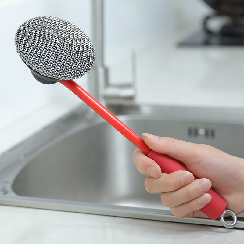 Manchen Brush Pot Artifact Dish Washing Brush Kitchen Clean图片