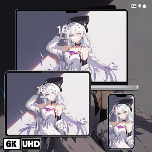 崩坏星穹铁道流萤二次元iphone苹果安卓手机mac电脑1ipad平板壁纸