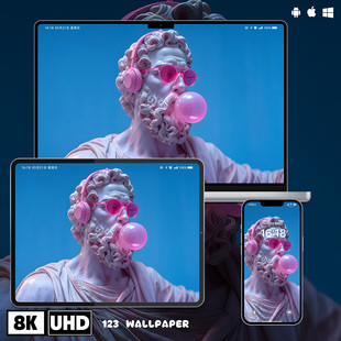 潮流古典雕像8K超清壁纸iphone苹果安卓手机电脑ipad平板壁纸