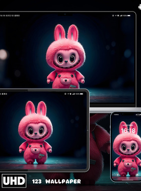 LABUBU拉布布8K手机壁纸苹果壁纸电脑壁纸Mac壁纸ipad壁纸超高清