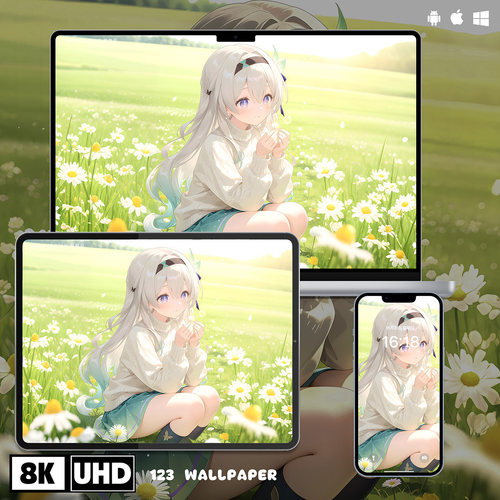 星穹铁道流萤二次元超清壁纸iphone苹果安卓手机电脑ipad平板壁纸