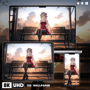 鸣潮珂莱塔二次元8K超清壁纸iphone苹果安卓手机电脑ipad平板壁纸