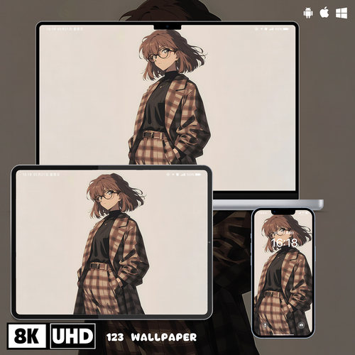 名侦探柯南灰原哀二次元壁纸iphone苹果安卓手机电脑ipad平板壁纸