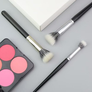沧州点彩刷羊毛遮瑕刷修容刷动物毛大号便携化妆刷腮红刷子软毛刷