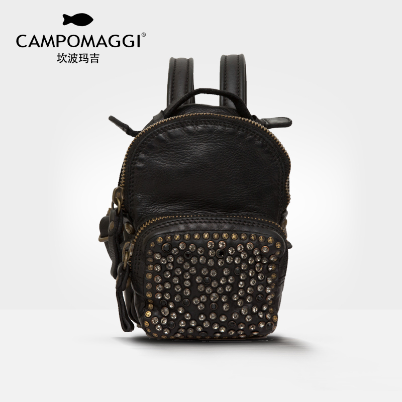 CAMPOMAGGI¿²²¨Â꼪Òâ´óÀû¸´¹ÅʱÉÐÊÖ¹¤Å£Æ¤Ã¶¤Ïâ×ê×°ÊÎË«¼ç±³°ü