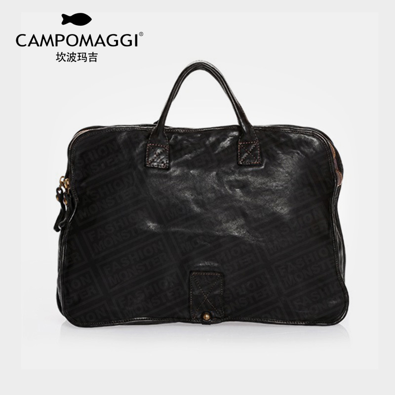 Campomaggi¿²²¨Â꼪Òâ´óÀû¸´¹ÅʯϴÊÖ¹¤Å£Æ¤Ë«²ã´óÈÝÁ¿ÊÖÌáб¿æ°ü