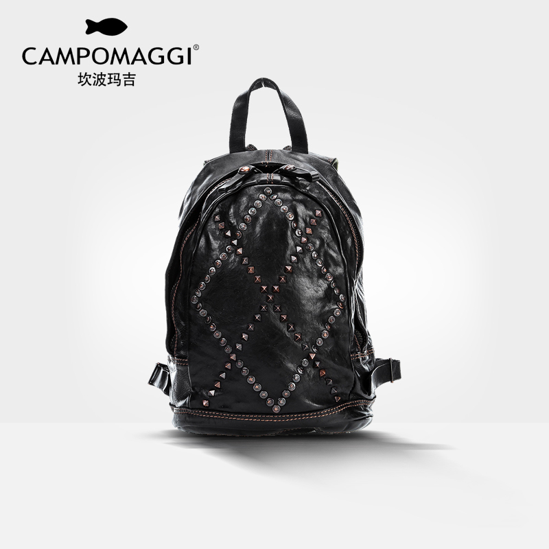 CAMPOMAGGI Òâ´óÀû¸´¹ÅÐÝÏÐÅ®°ü ÊÖ¹¤Å£Æ¤Ã¶¤×°ÊÎË«¼ç°üC3785