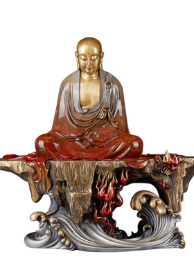 圣丰纯铜摆件作品收藏地藏王