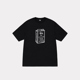 Stussy High Octane 25SS新款素描汽油桶印花短袖T恤男女