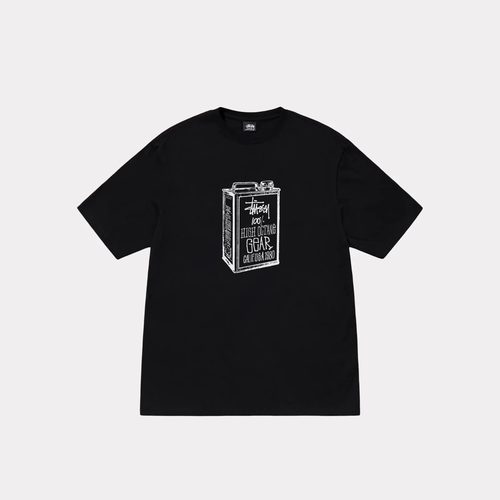 Stussy High Octane 25SS新款素描汽油桶印花短袖T恤男女