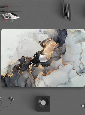 适用于苹果笔记本电脑保护套macbook3壳air13欧美高级灰大理石pro