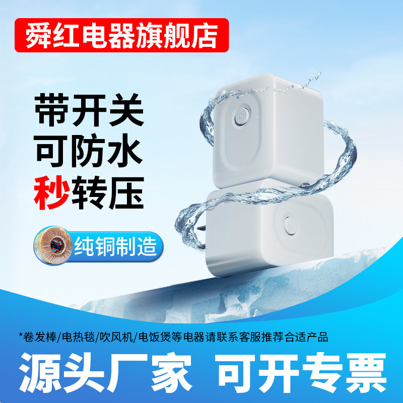 舜红60w日本变压器美国牙刷