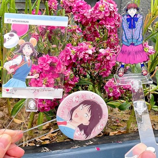 有谷怪磁吸三合一多用打卡棒亚克力谷美吧唧立牌纸片拍照展示道具