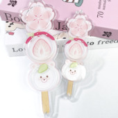 有谷怪 串串打卡棒和菓子徽章举拍吧唧砖磁吸拍照谷美展示道具