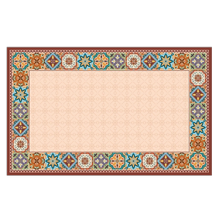 洛美丹顿美式入户门地垫家用玄关地毯2025新款门口脚垫耐脏艾利莎