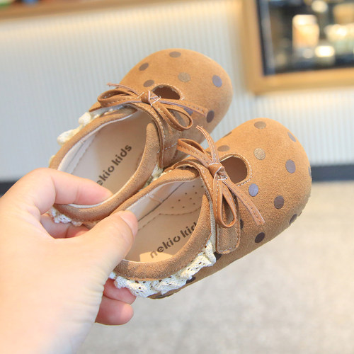 新款宝宝小皮鞋女童勃肯鞋