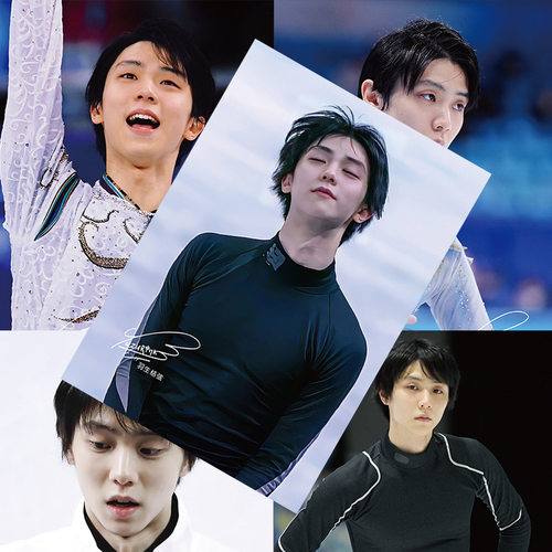 花样滑冰羽生结弦周边明信片