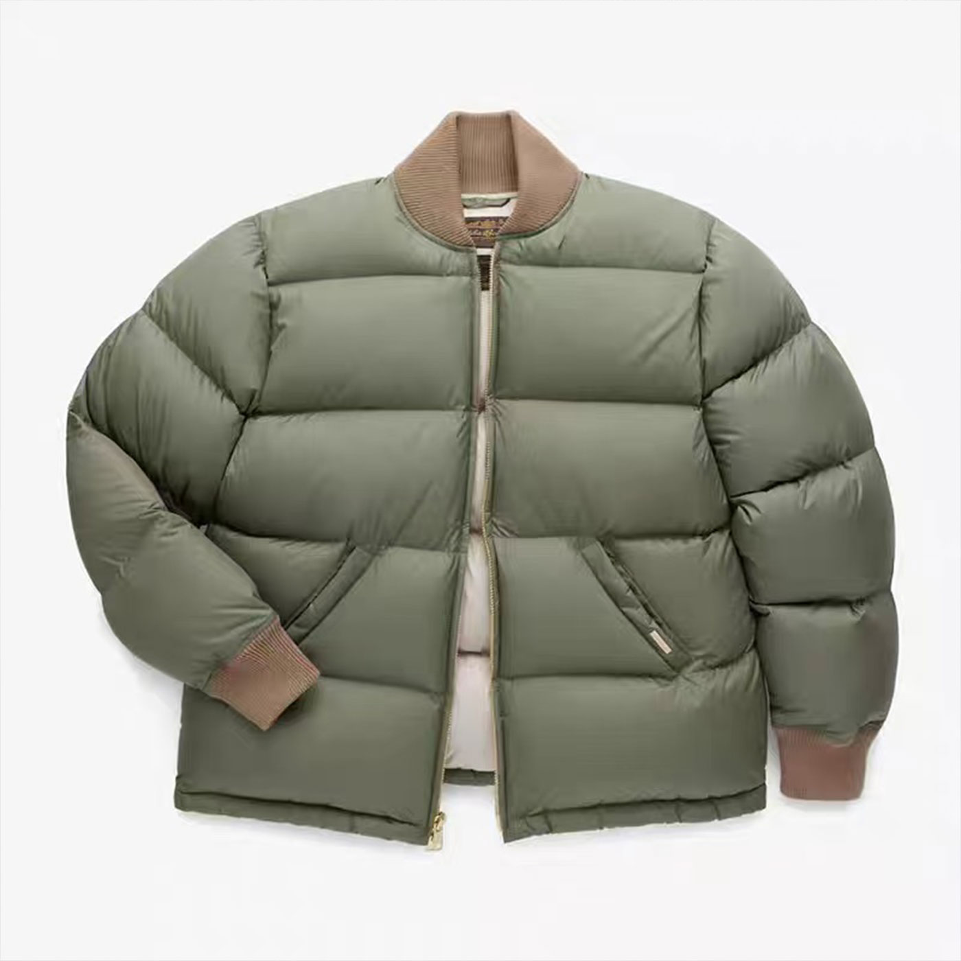 断码出！厚款JJJJound 联名款加厚羽绒棉服棒球领休闲面包服外套