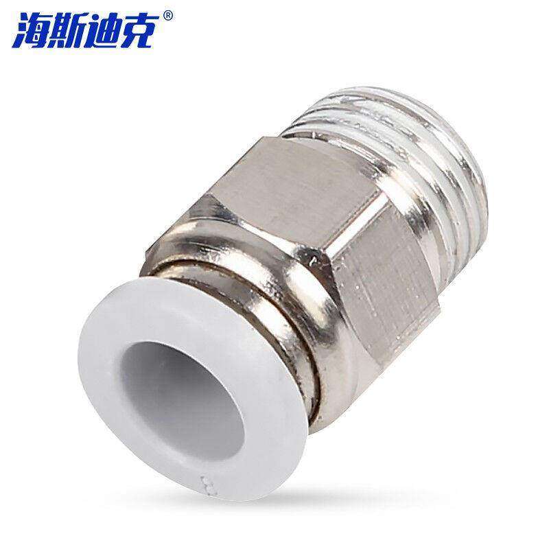 海斯迪克PC气管螺纹直通
