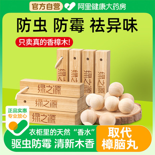 绿之源天然香樟木条衣柜子防霉防虫剂衣物防潮除味驱虫防蛀香薰条