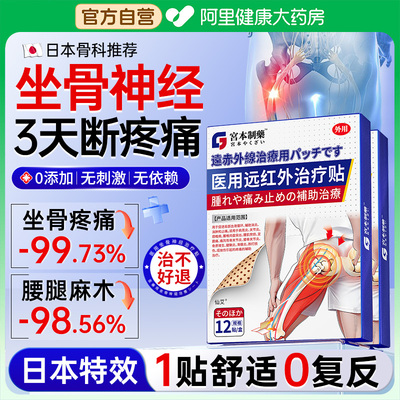 专治坐骨神经痛贴膏止痛专用尾椎骨神器腰椎压迫神经腰腿麻屁股疼