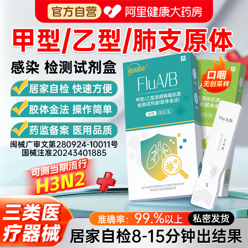 私密发货居家自测检测试剂盒子图片