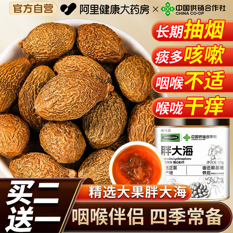 北京同仁堂胖大海罗汉果炎咽茶正品旗舰店特级中草药材泡水喝润喉,传统滋补营养品,养生茶,淘宝优惠券,粉丝福利购,淘宝优惠卷