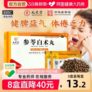 九芝堂参苓白术丸健脾祛湿脾胃调理虚弱健脾益气养胃药参苓白术散