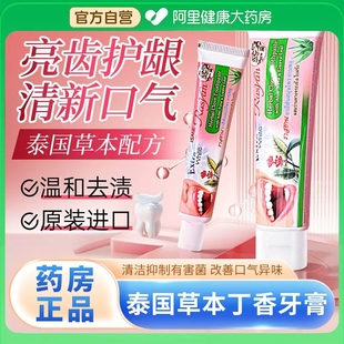 泰国萨瓦迪卡丁香牙粉丁香牙膏美白牙齿清新口气去牙渍牙垢祛口臭