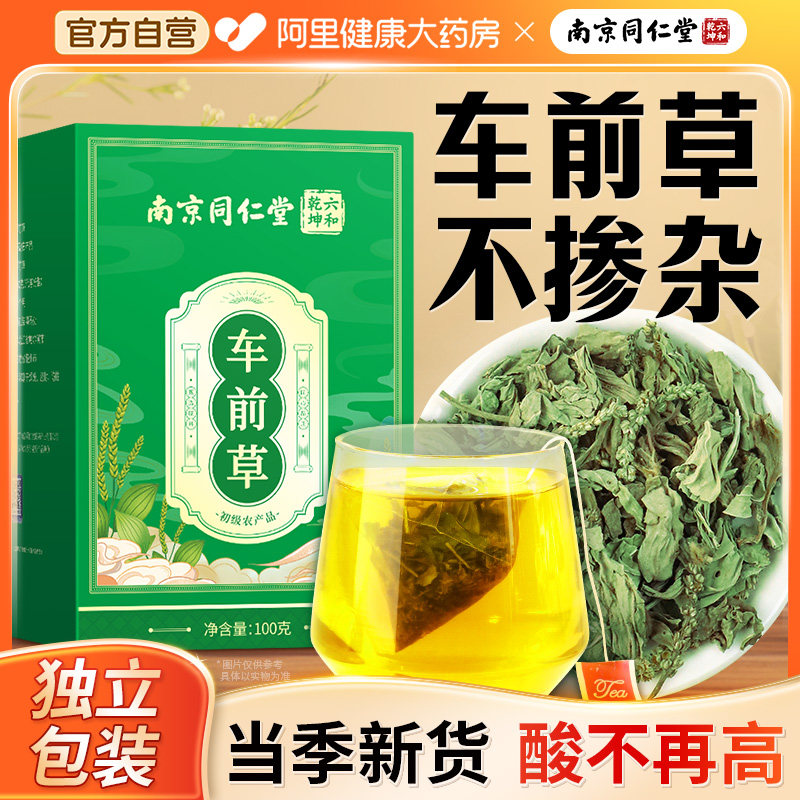 南京同仁堂车前草干货新鲜搭尿酸茶泡水喝非功效与作用官方旗舰店,传统滋补营养品,其他药食同源食品,淘宝优惠券,粉丝福利购,淘宝优惠卷