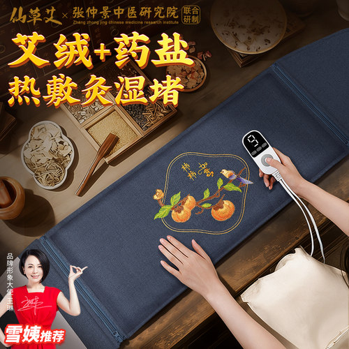 盐袋热敷包海盐理疗袋电加热艾草艾灸电热仪腰部肚子粗盐包旗舰店