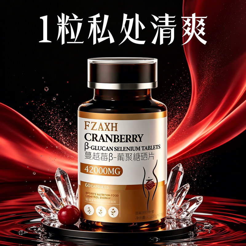 【富硒】蔓越莓女性益生菌阴道乳酸杆菌调理妇科炎私处口服专用