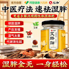 艾草肚脐贴南怀瑾祛湿去湿气非排毒排体内湿寒南师艾脐贴调理脾胃
