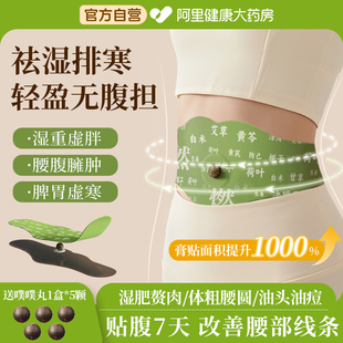 艾草肚脐贴艾灸贴燃减脂去湿气祛湿排毒体内湿寒热敷瘦肚子炫腹贴